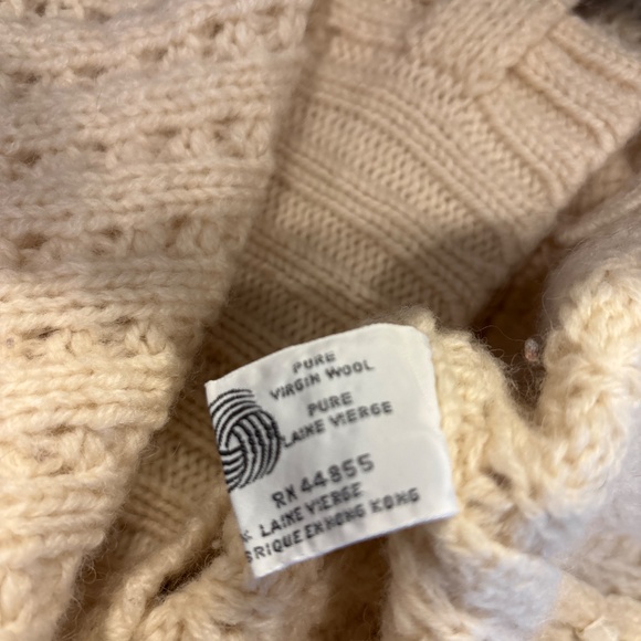 Neiman Marcus Cream Double-Breasted Cardigan - Picture 7 of 7